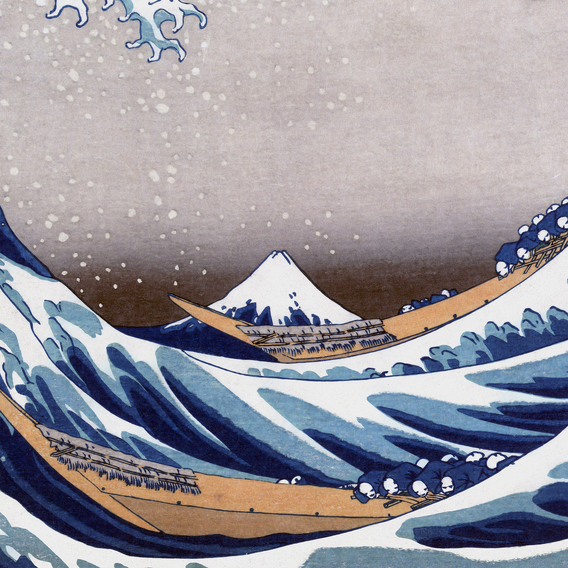 La Grande Vague De Kanagawa - Peinture numéro - Creavea